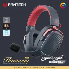  1 افضل سماعات وارليس للكل الاجهزة(بلايستيشن) FANTECH WHG02P HARMONY PRO WIRELESS GAMING HEADSET