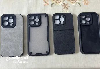  1 كفرات آيفون 15pro عدد 6 جديدة