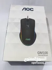  4 ماوس جيمنج mouse AOC GM100 GAMING MOUSE من اه او سي    2400 دب اي 