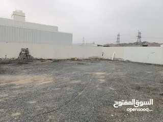  4 Industrial land for rent in Al misfah with a boundary wall and a guard room أرض صناعية مسورة المسفاة