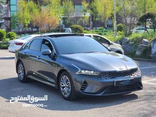  6 KIA K5 Hybrid 2021بانوراما فل  وارد كوري فحص كامل و لا ملاحظه كلين تايتل من دون حوادث