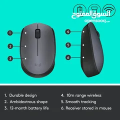  7 MOUSE LOGITECH M170 ماوس ويرلس من لوجتيج انيقة فاخرة 