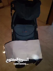  2 عربية اطفال جديدة مستوردة كرسي قلاب+سرير+شنطه+مفرش للغيار