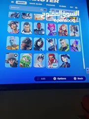  8 حساب فورت نايت ملان سكنات ايتم شوب للبدل على حساب آخر