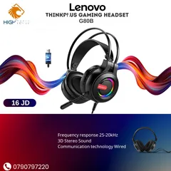  2 سماعات-Lenovo G40 GAMING WIRED HEADSET.