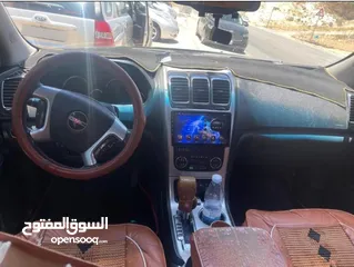  10 سياره جمس GMC اكاديا موديل 2008 أعلى صنف SLT  ماتور 3600cc فحص 4 جيد لون اسود ملوكي للإستفسار  07720