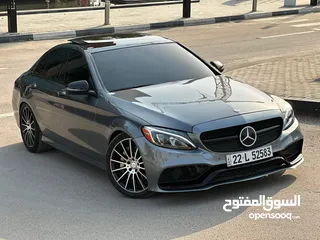  10 السلام عليكم سياره مرسيدس  C300/2018/AMG