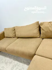  2 Big Sofa “L” shape for sale including 5 peaces of Coffee table