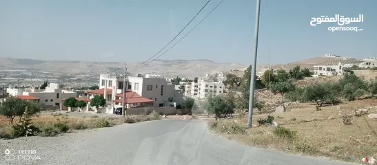  9 أرض للبيع في أبو نصير على شارعين تصلح لبناء فيلا إطلالة رائعة قريبة على شارع الأردن