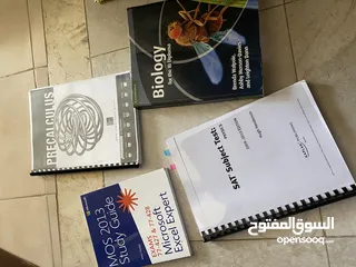  7 Brand new and used text books/books -كتب/كتب مدرسية جديدة ومستعملة