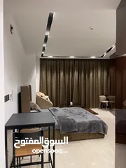  13 للايجار استيديو في السيف برج سيبرال اوركيد مكون من  غرفة نوم ،صوفه صغيره مطبخ مفتوح بلكونه