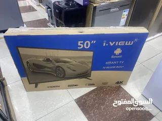  1 شاشة اي فيو 50 بوصة سمارت 4K فقط ب 169 د