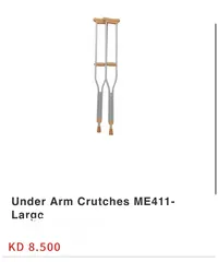  1 Underarm crutches (used 1 month)