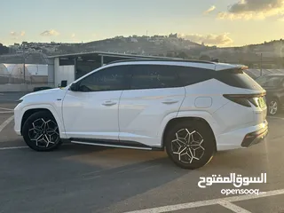  7 هونداي توسان N-Line    2023/ فل الفل بدون فتحة سقف بانوراما  فل مسكر