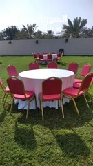  3 Glory events and wedding service we have tables chairs wedding stage fairy lights vip tents air cool