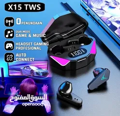  1 X15 GAMING EARBUDS WIRELESS BLUETOOTH