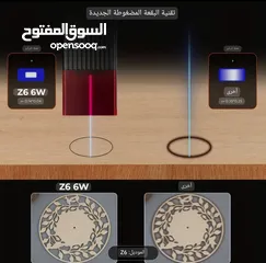  7 ماكينة قص ونقش ليزر 6W للخشب، جلد، قماش، اكريليك –Laser Engraving Machine CNC