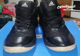  4 ADIDAS D-ROSE LETHALITY CORE BLACK SILVER CLOUD FOAM  استخدام شخصي حالة الوكالة PERSONAL USE كلفني 5