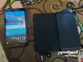  2 تابلت هواوي ميتباد 7  استعمال بسيط  ..  شبه جديد