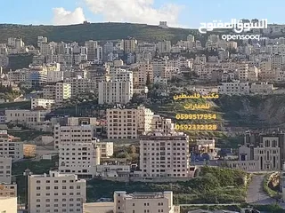  1 شقة مشطبة غير مفروشة للايجار الشهري في نابلس حي المعاجين اطلالة رائعة متوفر كافة الخدمات ومصعد