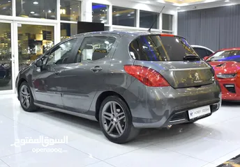  6 Peugeot 308 TURBO ( 2014 Model ) in Gray Color GCC Specs