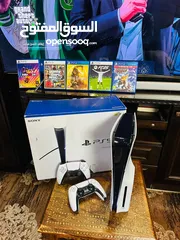  7 Playstation 5 Slim Blueray  بلاستيشن 5 سلم