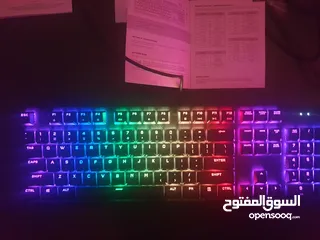  3 K60 RGB LOW PROFILE mechanical keyboard /ميكانيكل كيبورد