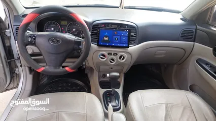  3 هنداي فيرنا 2006 متور 1400 خاليه من ضربات الشصي والقص شاشه فرش كلشي موجود