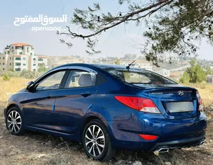  4 هونداي اكسنت 2017 . فل اوتوماتيك . يد ثانيه . دهان شركه . ماتور 1600 (4) غيار . عداد قليل .