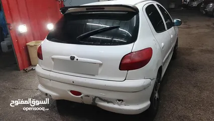  4 بيجو206 مرخصة جديد