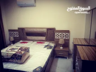  6 شقه مفروشه للايجار شارع الجامعه