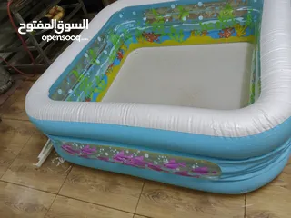 2 مسبح  نفخ  متر ثلاث طبقات
