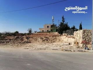  1 قطعة ارض للبيع في حلحول قبال الدونميتر مساحة الأرض دونم