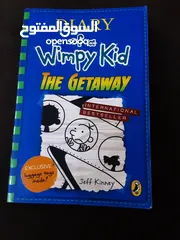  9 كتب diary of a wimpy kid شبه مستعمله 9 أجزاء جيدة و مسلية