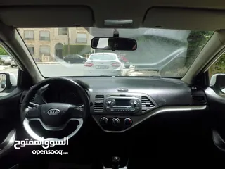  7 كيا بيكانتو 2013 أبيض للبيع نقدا أو تقسيط