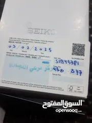  5 ساعة سيكو وكالة مع كامل اغراضها