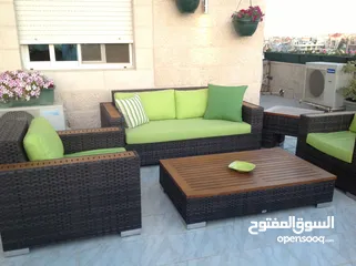  3 طقم كنب للبالكون او حديقة من رتان هاوس outdoor couch set from Rattan House