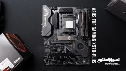  3 MOTHERBOARD ASUS TUF GAMING X570-PLUS مثر بورد اسوس تف اكس 570 بلس