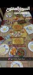  3 طاولة سفرة مع 9 مقاعد وبوفيه