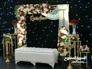  24 كوشات فاخرة للإيجار للاعراس وحفلات الخطوبة