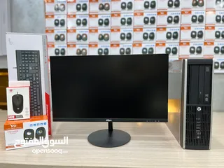  3 أجهزة كمبيوتر كامله بحالة الوكالة i5 مع شاشة جديده (فقط 109دينار  )