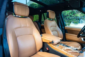  14 Range Rover Vogue 2019 Autobiography Black package   السيارة وارد الماني و بحالة ممتازة جدا
