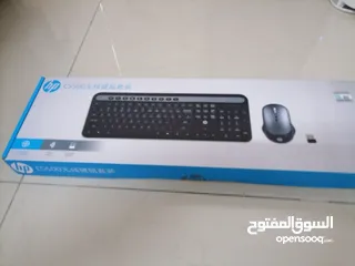  1 keyboard ,mouse  hp CS500 كيبورد وماوس أتش بي ويرلس