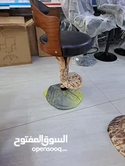  4 كرسي ستول مميز ظهر خشب احدث الموديلات المودرن فقط 43دينار لفتره محدوده