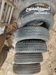  1 6فردات كوشوك مستعمل بحاله ممتازه 205 /70/ 15قياس