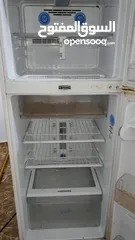  3 ثلاجة ال جي مستعمل لون ابيض...