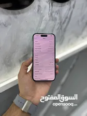  14 ايفون 16 256 جيجا بجميع الوانه المميزة اكتف فقط لا يعد انه مستخدم نسبة البطارية 100%
