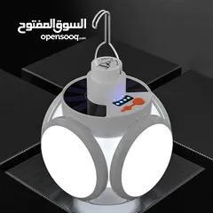  7 لمبة شحن طاقه شمسي اضائه ضوء يشحن على الطاقة الشمسيه ليد لمبه شحن طاقة شمسيه ضوء خماسي اناره
