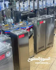  17 مبرد ماء عامودي ستانلس ستيل 304مع فلتر RO