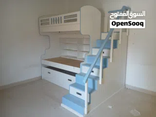  1 سرير اطفال طابقين